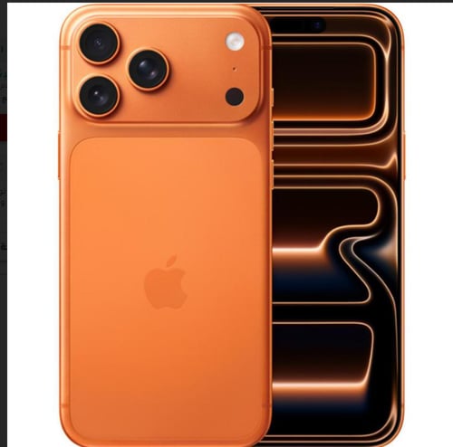 ايفون 17 برو ماكس 256 جيجابايت يدعم تقنية 5G - مع...