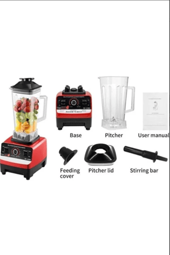 خلاط سيلفر كريست الاصلي 4500 وات 2 في 1 سعة 2.5 لت...