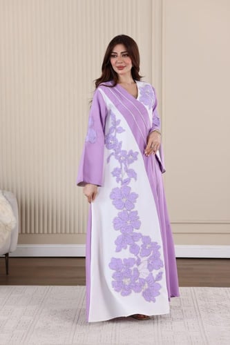 جلابية باربي بكلفة مطرزة