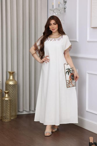 جلابية لينن بصورة الهوية الوطني في بالجنب