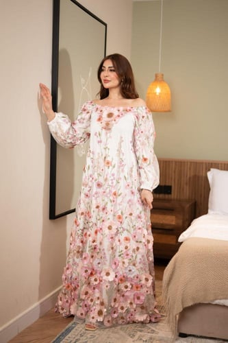 فستان بخامة الشيفون المورد