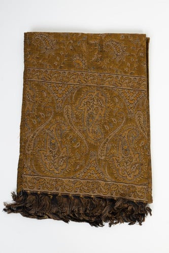 شال كشميري ثقيل بنقوشات جميلة