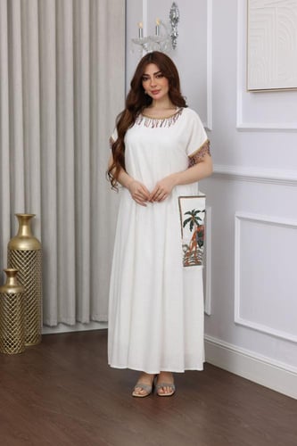 جلابية لينن بصورة الهوية الوطني في بالجنب