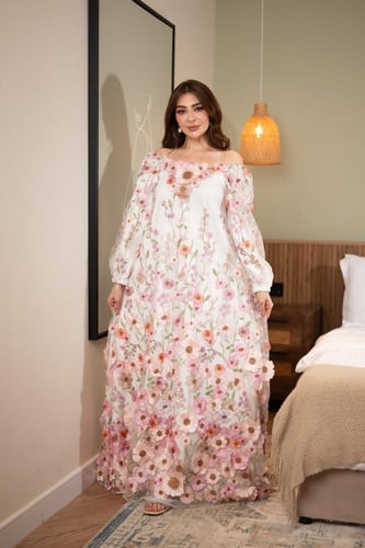 فستان بخامة الشيفون المورد