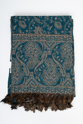 شال كشميري ثقيل بنقوشات جميلة