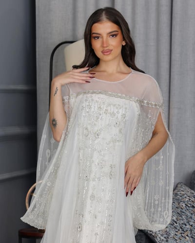 فستان بتل مطرز