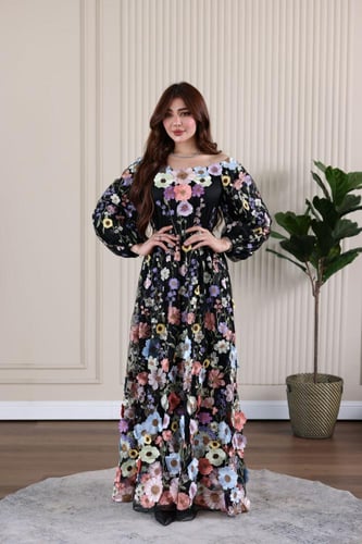 فستان بخامة الشيفون المورد