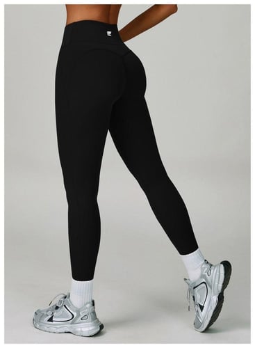 بنطال رياضي (ليقنز) عالي الخصر لون موف – مرونة ودع...