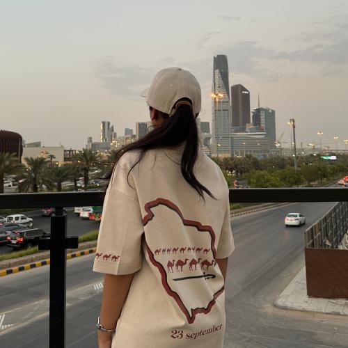 Saudi map t-shirt