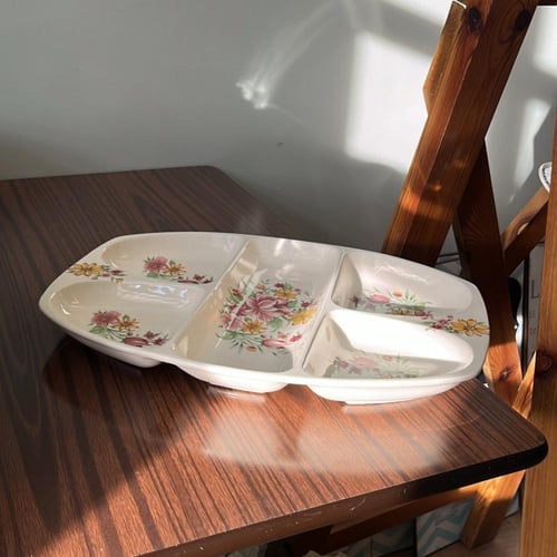 صحن مقسّم فنتج ونادر صناعة يابانية