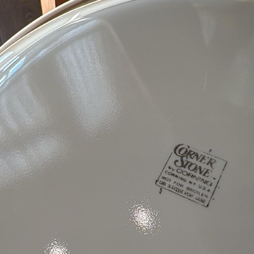 صحون صناعة أمريكية فنتج ماركة كورنينغ