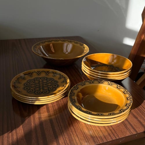 طقم صحون خزف فنتج | ماركة BILTOnS صناعة انجليزية