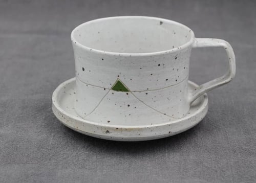 كوب خزف صناعة يدوية