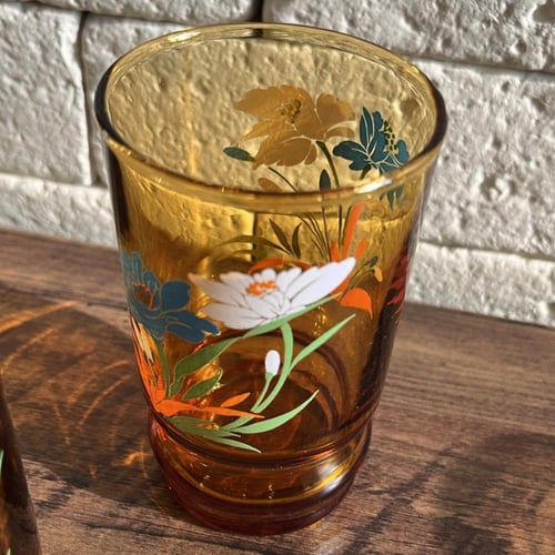 قلاص فنتج لون الكهرمان | صناعة اندونيسية