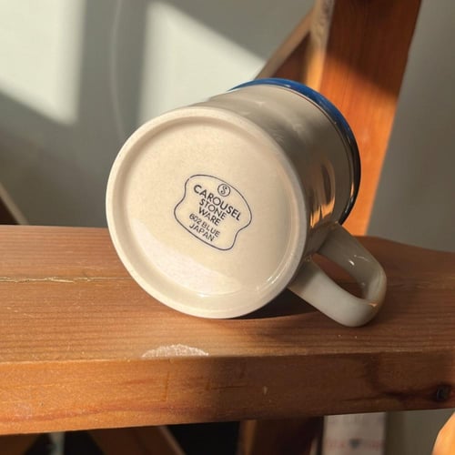 Mug “ كوب ياباني فنتج من الخزف الحجري (Stoneware)...