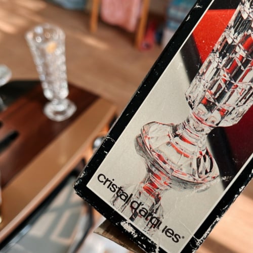 فازة كرستال فنتج صناعة فرنسية من Cristal d’arques