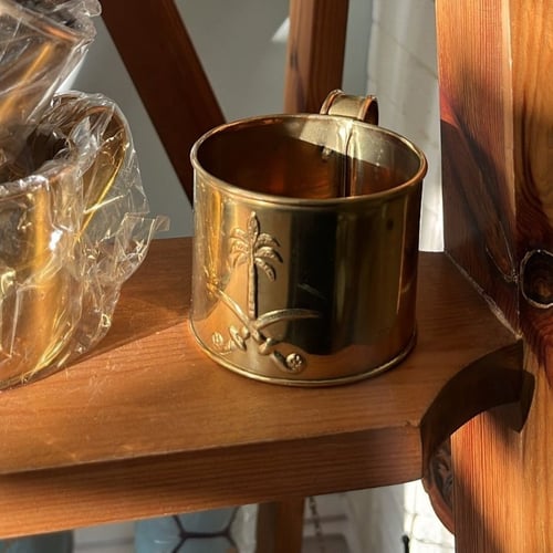 نحاس هندي اصدار قديم بشعار سيفين ونخلة