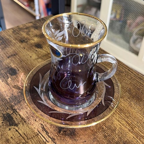 من النوادر طقم كرستال بوهيمي فاخر