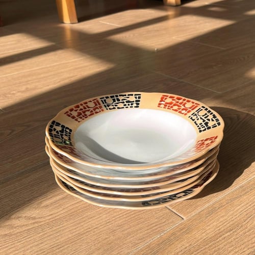 نص درزن | 6 صحون صين اصدار قديم