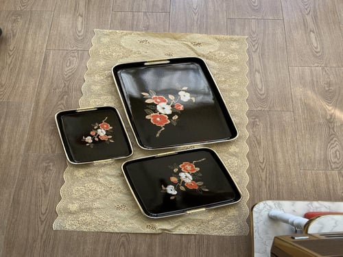 طقم من 3 صياني | صناعة يابانية فنتج ونادرة اصدار ا...