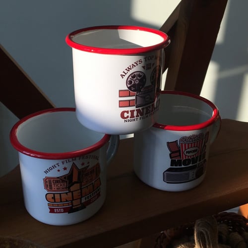 كوب معدني بطباعة حصرية