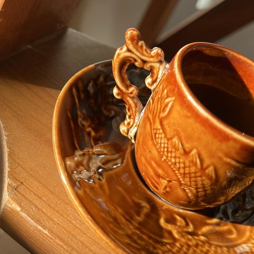 كوب خزف فنتج | نمط التنين