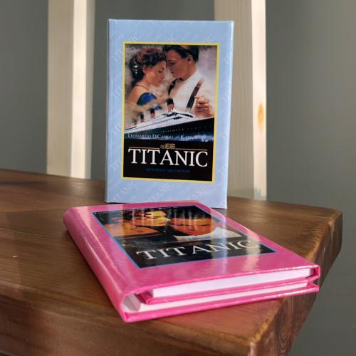 Diary and Address Book | Vintage Taiwanese Made | Cover of the famous 1997 film "Titanic"