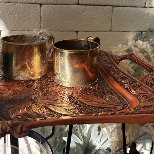 نحاس هندي اصدار قديم بشعار سيفين ونخلة