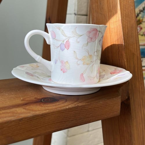 كوب فنتج ياباني من ماركة Nitto - تصميم زهري أنيق إ...