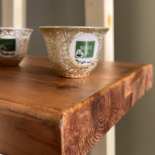 فنجال ياباني فنتج يحمل شعار السعودية | اصدار الثما...