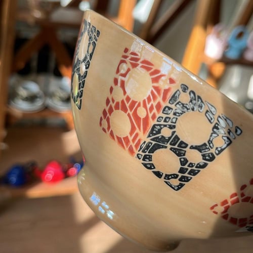 بادية فنتج ونادرة | ختم صيني احمر