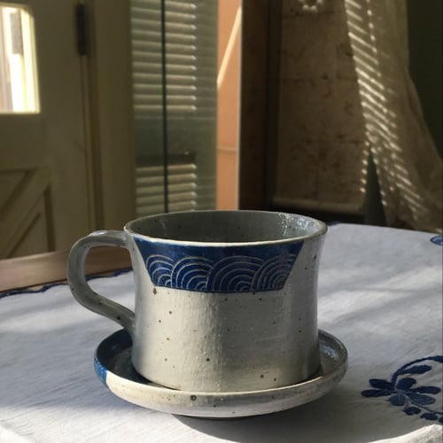 كوب خزف صناعة يدوية