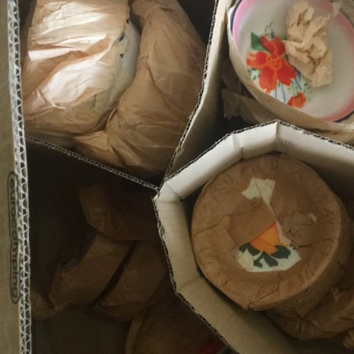 Dish صحون غضار مقاسات متنوعة