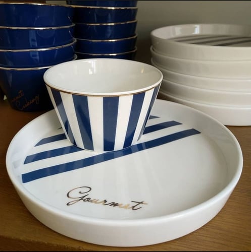 طقم من قطعتين | صحن وبادية