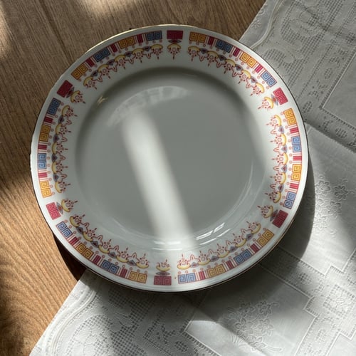 صحن سيراميك فنتج