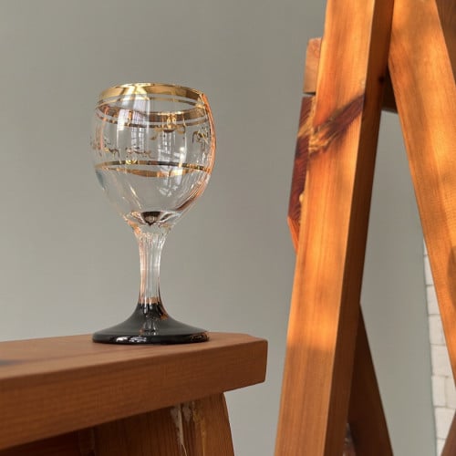 قلاصات كرستال فنتج صناعة ايطالية مذهب بعبارة : كل...