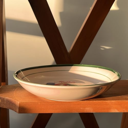 صحن خزف حجري ، اصدار قديم