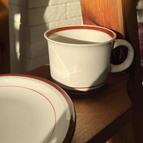 كوب حجري فنتج صناعة اليابان من الثمانينات