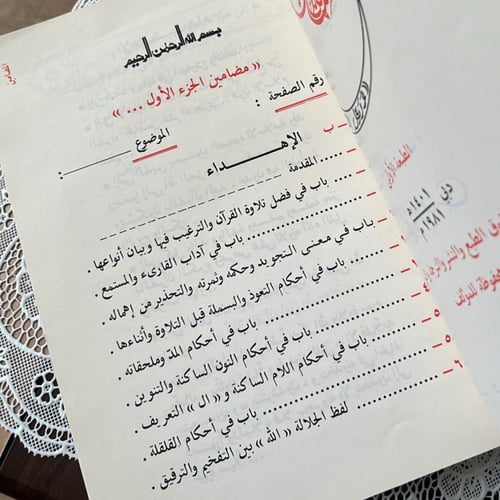 كتاب التجويد الميسر | الطبعة الأولى 1981 - 1401