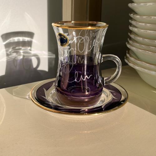 من النوادر طقم كرستال بوهيمي فاخر