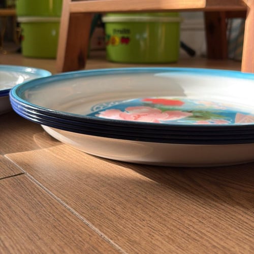 صحن غضار اصدار اصلي قديم | ختم السنبلة