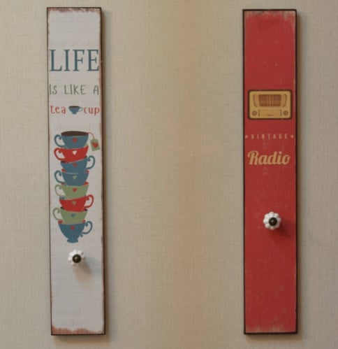 علّاق خشبي شابي شيك