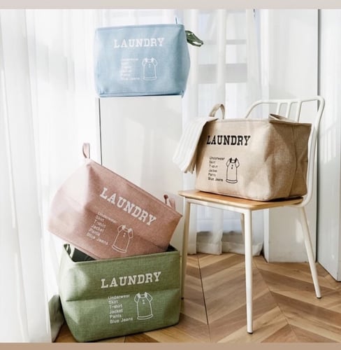 سلة تخزين-وردي