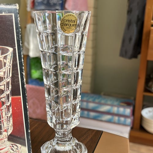 فازة كرستال فنتج صناعة فرنسية من Cristal d’arques