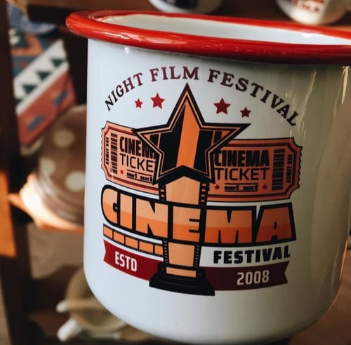 كوب معدني بطباعة حصرية