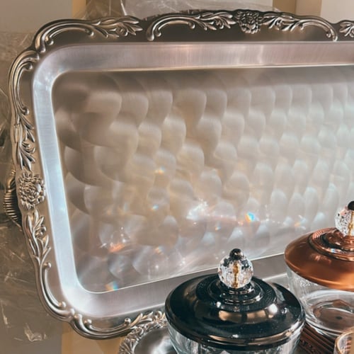 silver tray صينية فنتج صناعة يابانية