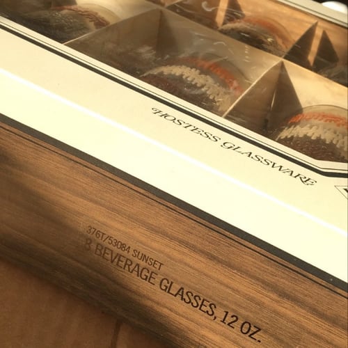 Glass cup كأس libbey من نوادر السبعينات