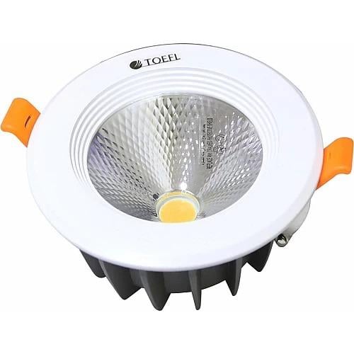 كشاف COB دفن لون الاضاءة اوف وايت (كريمي)7 سم 7 وا...