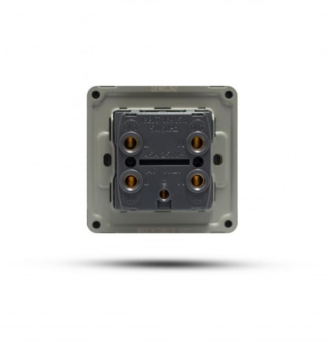 مفتاح مكيف بيانو رمادي خشّابي