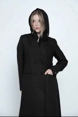 Black Breeze-blazer Abaya